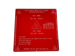 MESA AQUECIDA 3D VERMELHA MK2 image 1